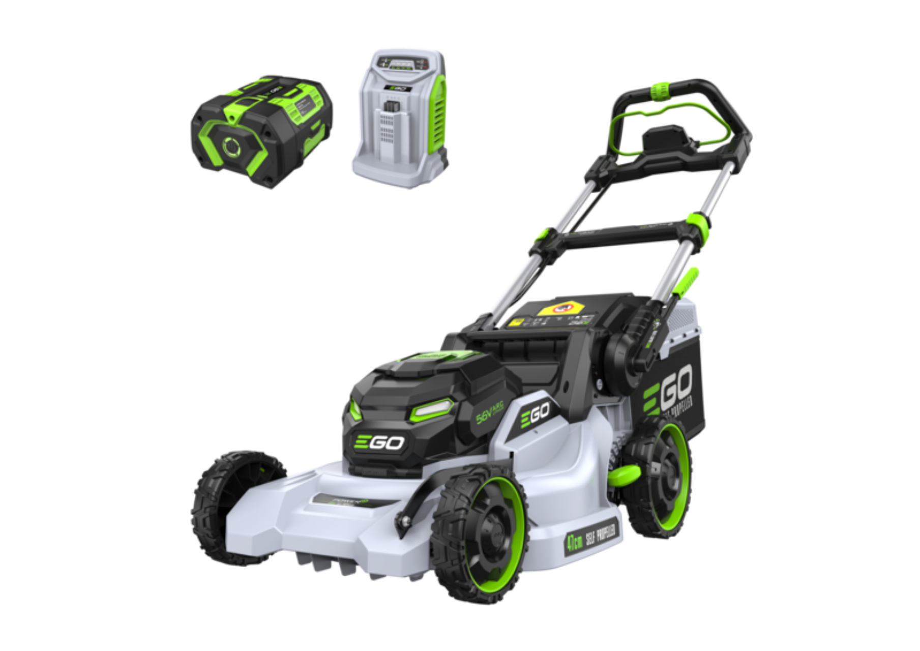 Akku-Rasenmäher LM1914E-SP Set - LM1910E-SP, Akku BA3360T 56V 6.0Ah + Schnelllader CH5500E + AB1901 Hochauftriebsmesser